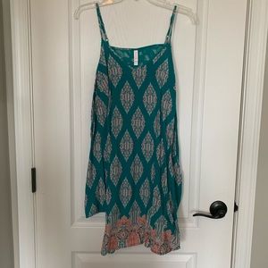 Cold shoulder swing dress